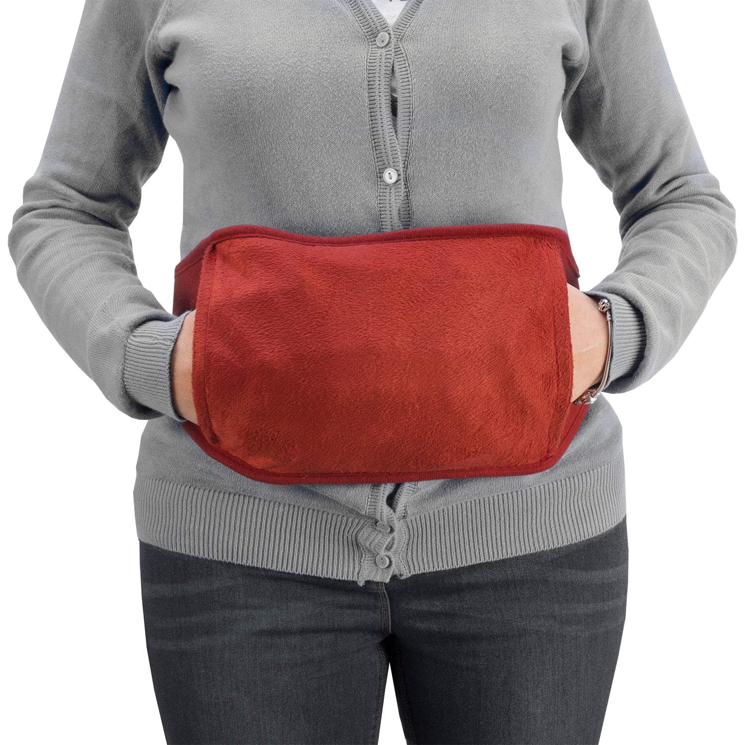 DICTROLUX - Borsa Acqua Calda Elettrica con Cintura e Tasca Scalda mani 550 Watt